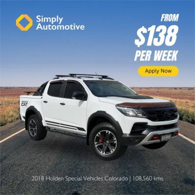 2018 Holden Special Vehicles Colorado SportsCat+ Utility RG MY18 for sale in Melbourne - West